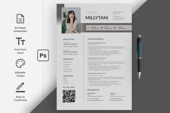 Download Professional Resume Template - Premium Bundle