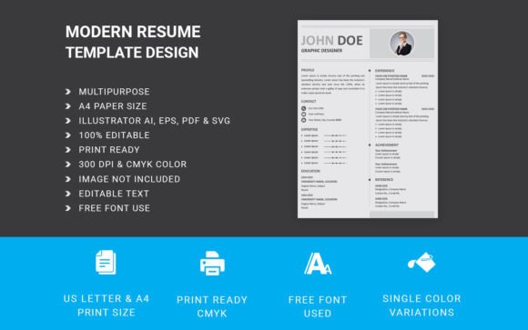 Download Innovative Minimal Resume Design - Premium Resources