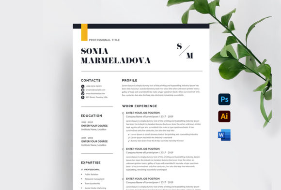Download Minimalist Resume Template Word - Minimalist resume template Collection