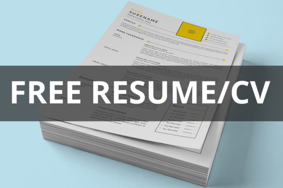 Download Clean Resume/CV Template - Premium Resources